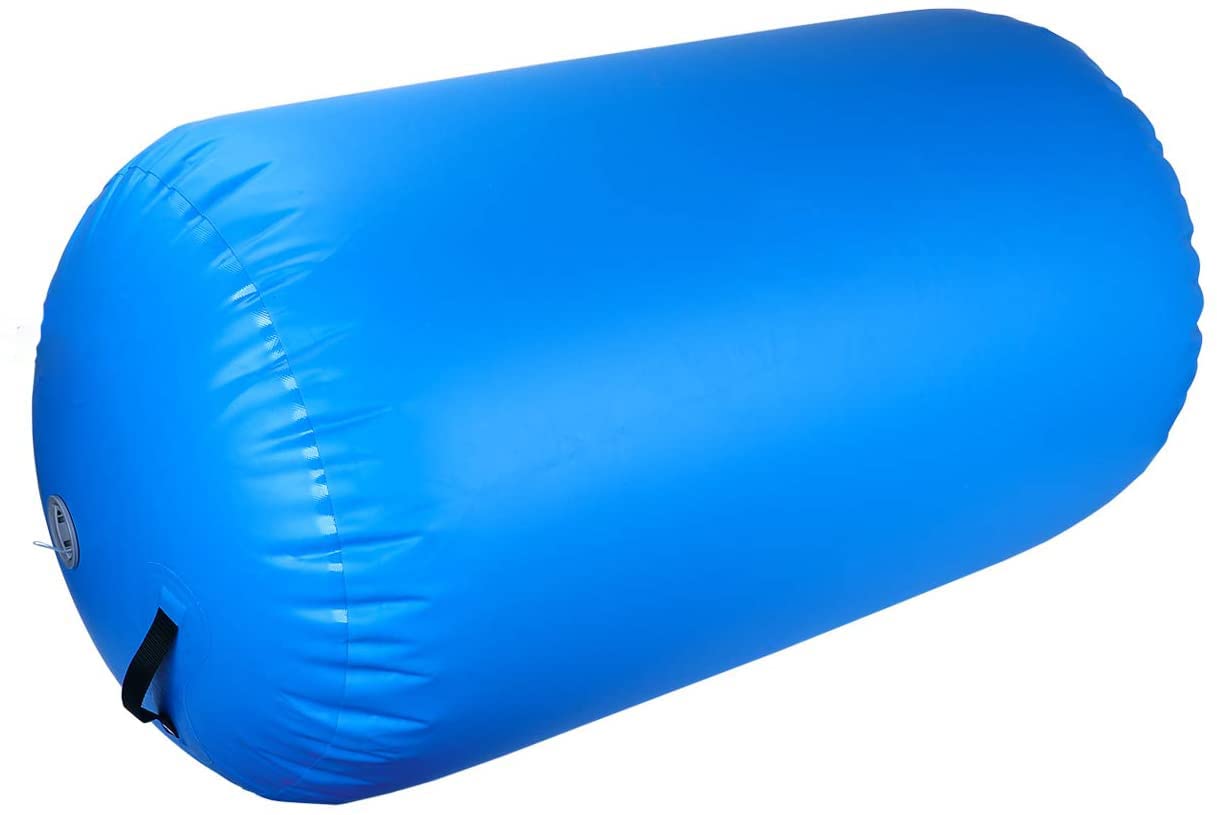 Rouleau D'Air Gonflable Triclicks - Tapis Gymnastique Cylindrique Pour Yoga, Gymnastique & Taekwondo