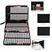 PDTXCLS AWEHIRU Color You 72 Colored Pencil Case Holder 3-Layer Artist Pencil Bag with Zipper for Watercolor Pens, Crayon, Color Gel Pen (Pencils NOT Included)