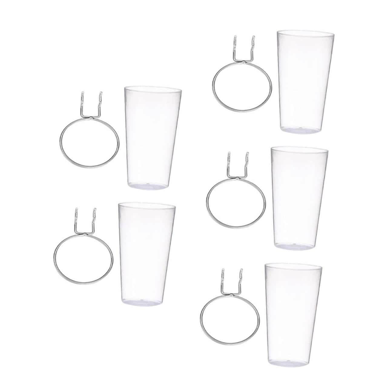 FUNOMOCYA 5 Sets Round Hook Pegboard Cup Holder Pegboard Hooks Kit Peg Board Hooks Kit Pegboard Assortment Pegboard Cup with Hook Home Pegboard Cup Pegboard Wall Organizer Abs Plastic