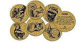 Corkology Urban Critters Coaster Set, Cork