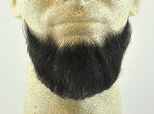 Full Chin Beard BLACK - no. 2023 - REALISTIC! 100% Human Hair