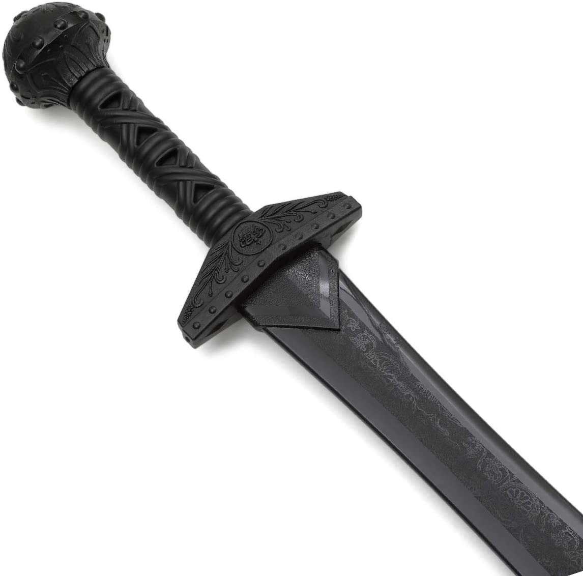 Gladiador Romano Espada de Entrenamiento Polipropileno Negro - V2