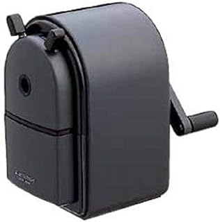 Sacapuntas de madera con manivela Uni KH-20, color negro