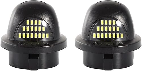 2Pcs LED Bright White 6000K 3528SMD License Plate Light Tag Lamp Assembly Replacement for 2014-2016 Ford F-450 Super Duty Lariat Cab & Chassis -