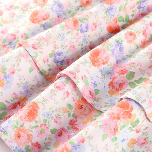 Image of Scarlet Darkness Floral Mini Corset Dress for Women Teen 2026 Summer Spring Flowy A-Line Sundress with Pockets Colorful Floral XXL