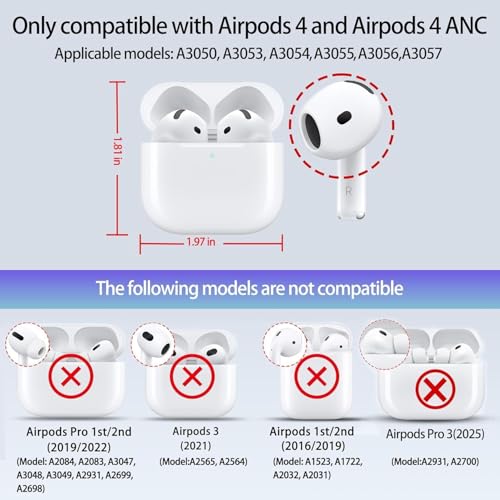 Image of for AirPods 4 Case 2024 (4th Gen, A3058 /A3059) - PU Leather & Hard PC Shockproof Cover with Keychain, LED Visible, Wireless Charging Compatible for Men Women Sports Enthusiasts,Basketball