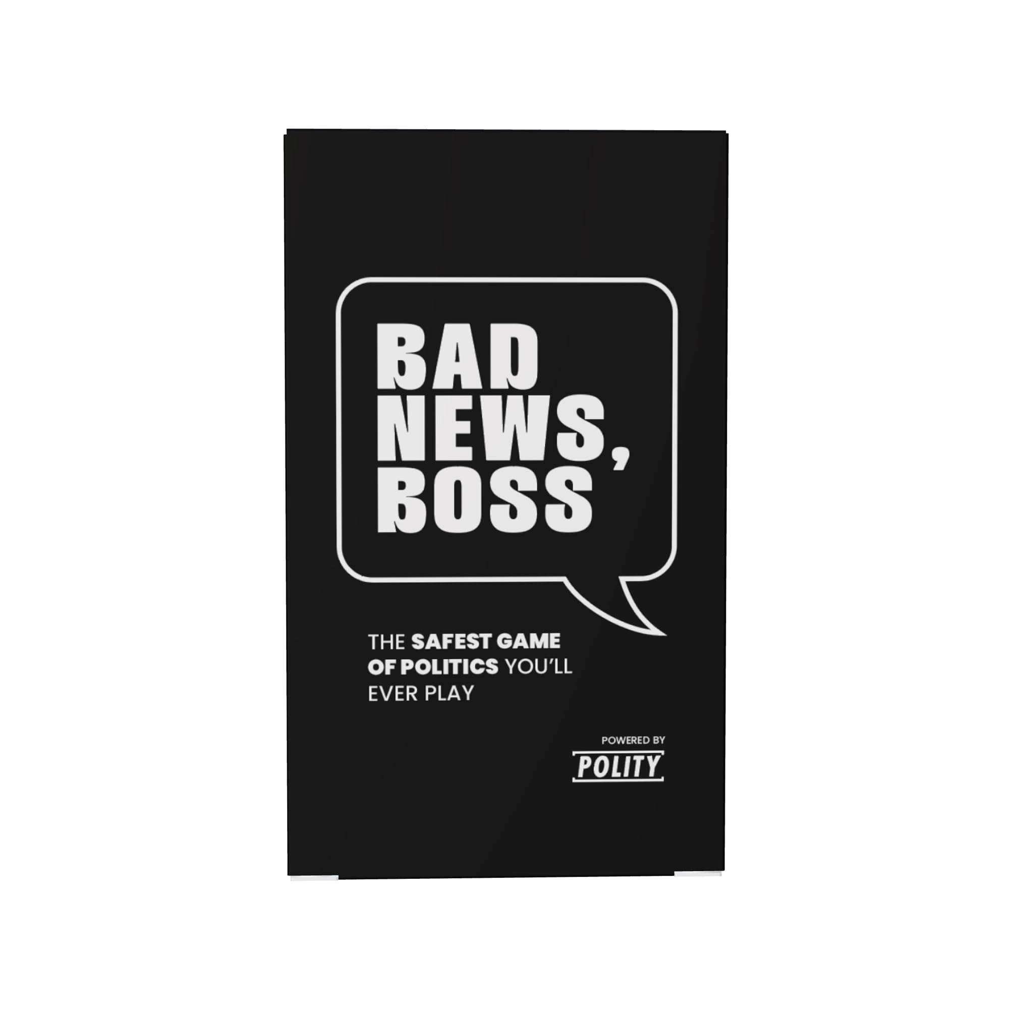 Bad News, Boss" Cards - The Safest Game of Politics You'll Ever Play | Political Strategy Card Deck for 3+ Players | Perfect for Debate Lovers