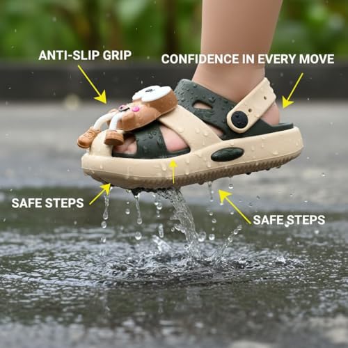 Image of GLJ Unisex Kids Comfort Sandal for Kid Boy & Girl, Age 1-5 Years, 1150
