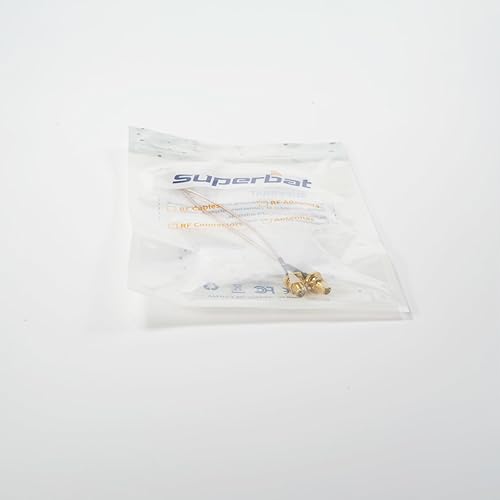 Miniatura 6 de Superbat Cable coaxial de baja pérdida de 6 pulgadas U.flIPEX Mini PCI a SMA hembra para enrutadores inalámbricos, mini tarjetas PCI, extensión de