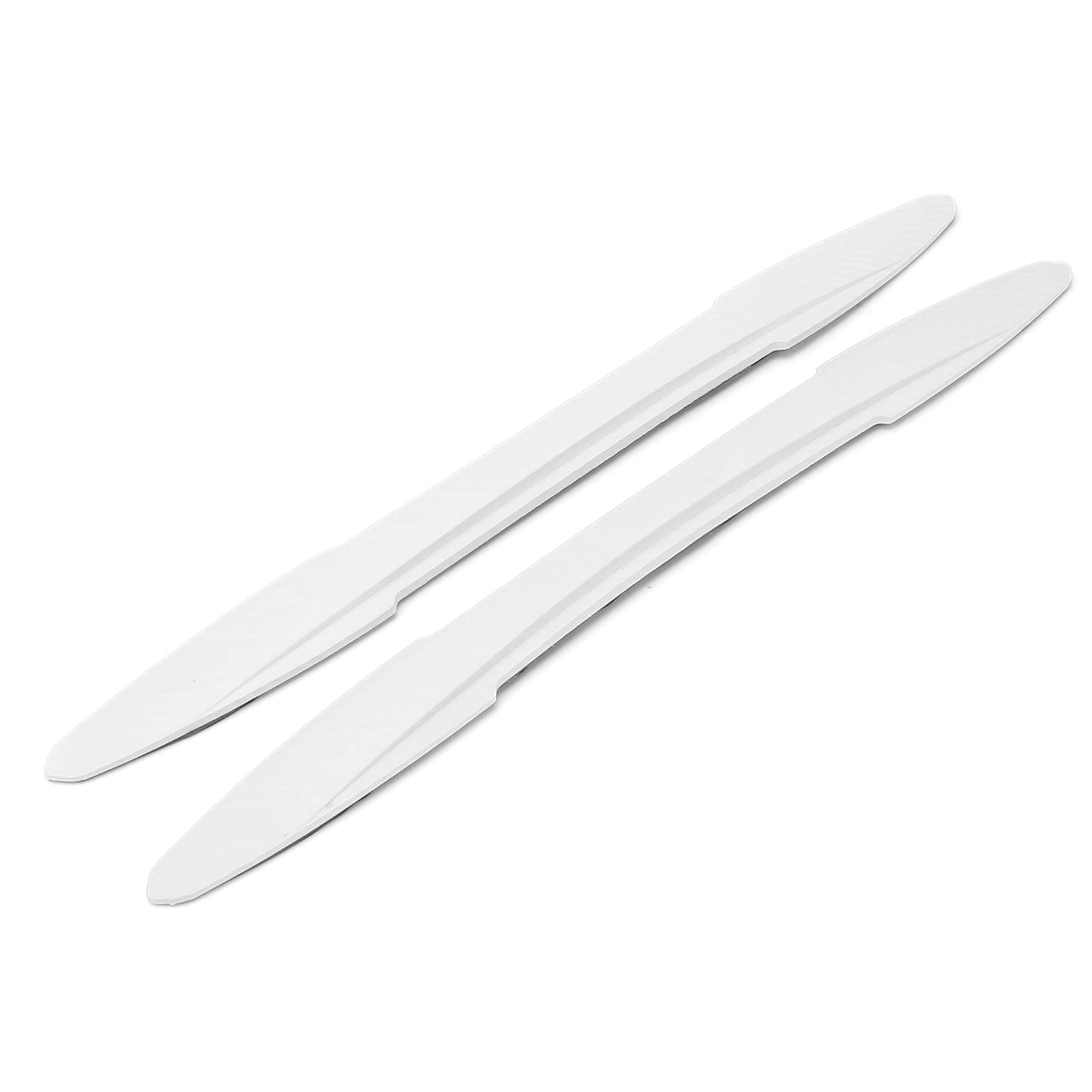 Keenso Car Bumper Sticker, 2 Pcs Universal Car Front Rear Bumper Protector Bumper Guards Door Guard Body Corner Protector Carbon Fiber Baffles/Guard Strips/Friction Strips