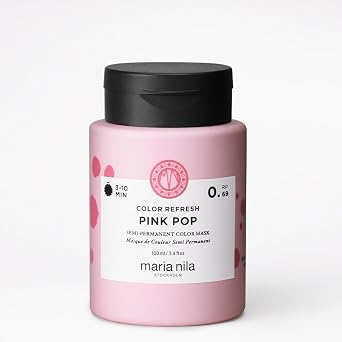 Maria Nila Color Refresh Pink Pop Refreshes Vivid Pink Tones