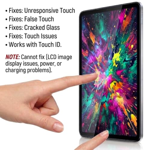 Image of for iPad 10 (10th Generation) || iPad (A16) A2696 A2757 A3354 A3355 A2777 Screen Replacement Digitizer Glass Touch Kits, Full Repair Sets, fit iPad 10th Gen (2022) 10.9 Inch || iPad A16 (2025) 11 inch [Without LCD]