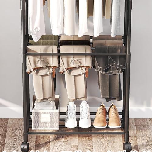 Penderie double barre compacte pour ranger les vêtements lourds et libérer les placards - 6
