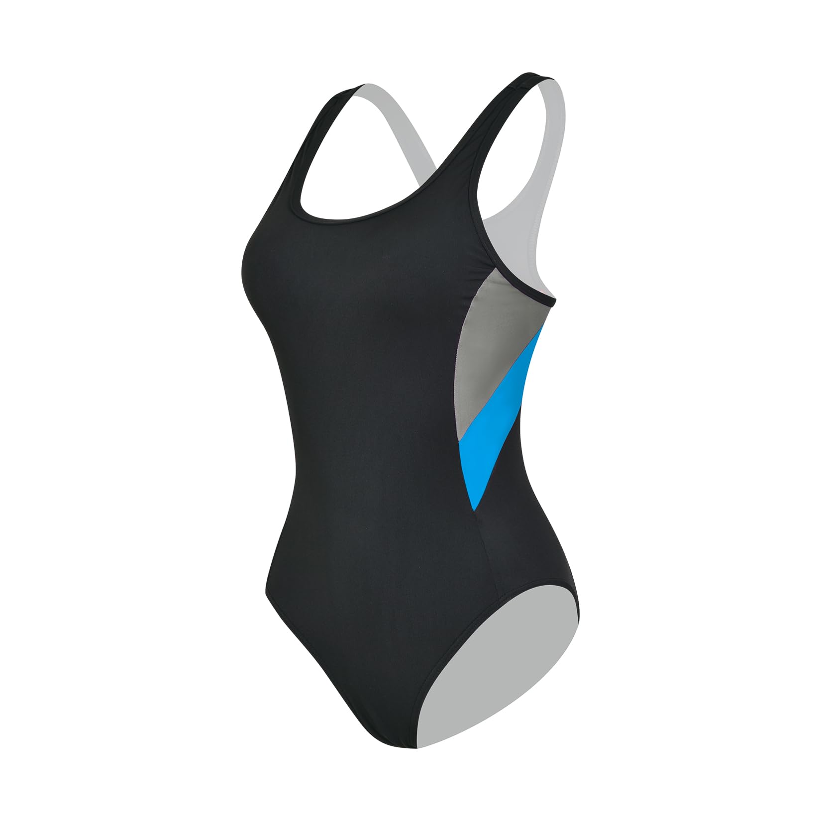 Veranobreeze Costume da Bagno da Donna Costume da Bagno di Un Pezzo Nero Atletico Costume da Bagno Modesto