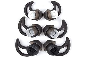 3 Pairs Replacement Ear Tips for Bose QC20 QC20i SoundSport SIE2i IE2 IE3 Earbuds