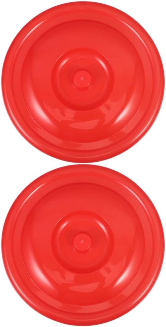 2pcs Plastic Trash Can Lid for Garbage Bins, Press-down Fit