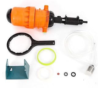 OUKANING Dozownik wtryskiwacza nawozu, proportione urządzenie do automatycznego dozowania nawozu wtryskiwacz 0,4% – 4% pompka dozująca przepływ wody Hydrauliczny nawóz chemiczny