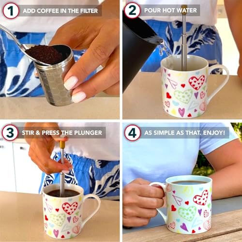 FinalPress Original Coffee & Tea Maker – Portable Stainless Steel Micro French Press – Patented 3-in-1 Technology for Hot, Iced & Cold Brew – Perfect for Home, Camping & Travel - 3