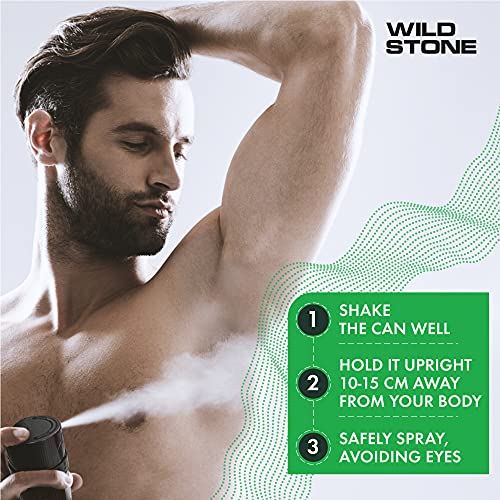Image of Wild Stone Forest Spice Deodorants For Men, Pack Of 2 (150Ml Each) - Spray