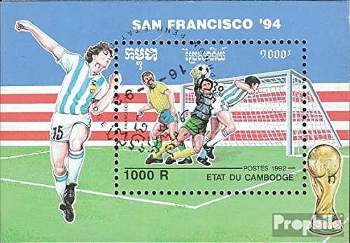 Prophila Collection Cambogia (Completa Edizione) 1992 Calcio-WM 1994, Stati Uniti (Francobolli per i Collezionisti) Calcio