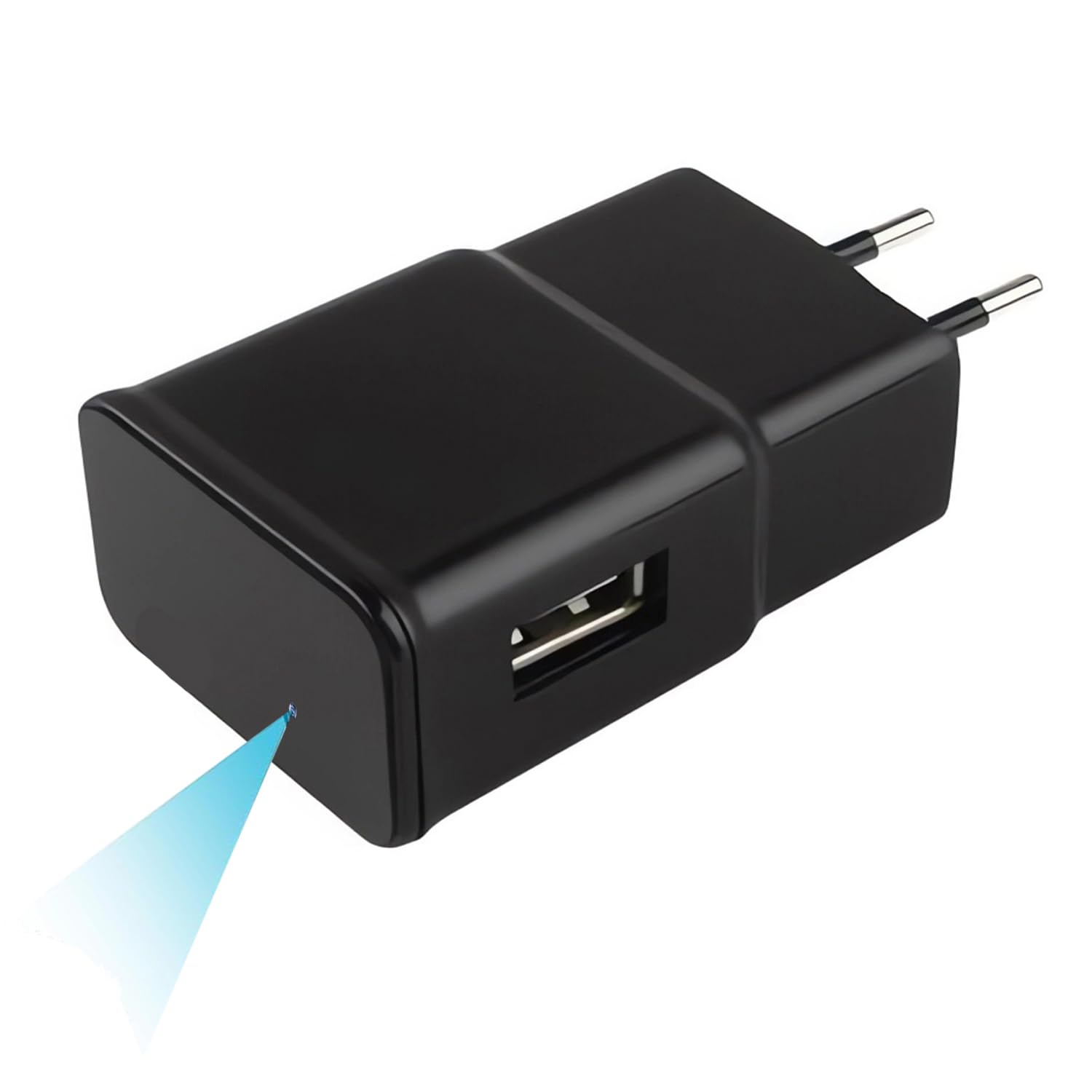 SHMIZZ Telecamera Spia WiFi 1080P, HD Mini Cámara Vigilancia Espía Oculta en Cargador USB con Detección de Movimiento