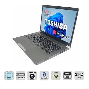Toshiba dynabook R63　ノートパソコン Amazon.co.jp: 【中古】 東芝 dynabook R63/D ノートパソコン