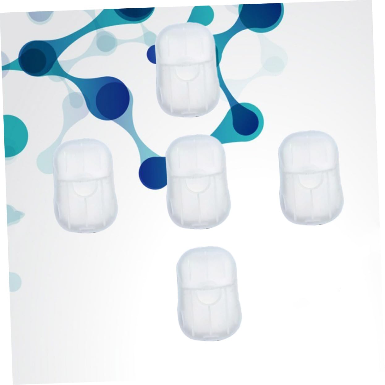 TOYANDONA Pastillas De Jabón Portátiles Confeti Papel para Lavarse Las Manos Accesorios De Viaje Color