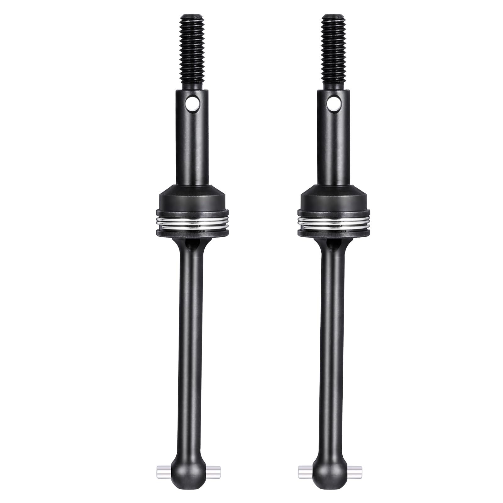 AXspeed 2pcs Drive Shafts CVD Steel Front & Rear Driveshafts Upgrade for Tamiya TT02 1:10 RC On Road Touring Cars
