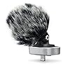 YOUSHARES Microphone Furry Windscreen Windjammer for MV88 - Customized Pop Filter Windshield Wind Jammer Compatible with Shure MV88 iOS Digital Stereo Condenser Mic #2