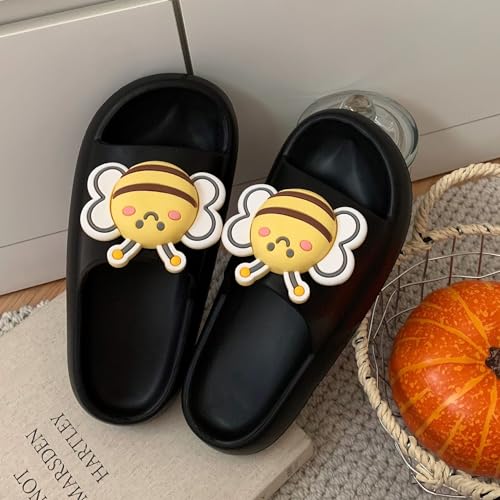 Bee Slippers Bathroom Slippers Lovely Slippers Female Summer Casual Wear Home Soft Soled Slippers2