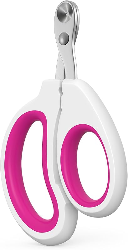 Cortaúñas para gatos Aogeili – Acero inoxidable, antideslizante, seguro para mascotas pequeñas | Práctico cortaúñas para mascotas para animales pequeños. Mango ergonómico antideslizante para un recorte seguro y fácil en casa para gatitos y cachorros