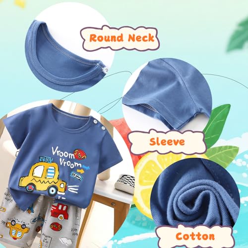 Image of LMYOVE Casual round-neck short-sleeved T-shirt and short suit summer beachwear