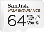 SanDisk 128GB High Endurance Video microSDXC Card with Adapter for Dash cam- C10, U3,V30,4K UHD,Micro SD Card-SDSQQNR-128G-GN6IA