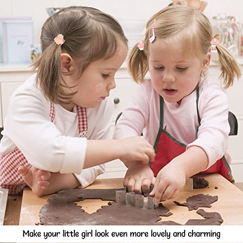 Muranana Hair Ties For Girls, 20Pairs Cute Cartoon Elastic Hair Ties For Toddler Girl, Little Stretchable Hair Bands Hair Accessories Ropes Ponytail Holders For Thin Hair #TOP4