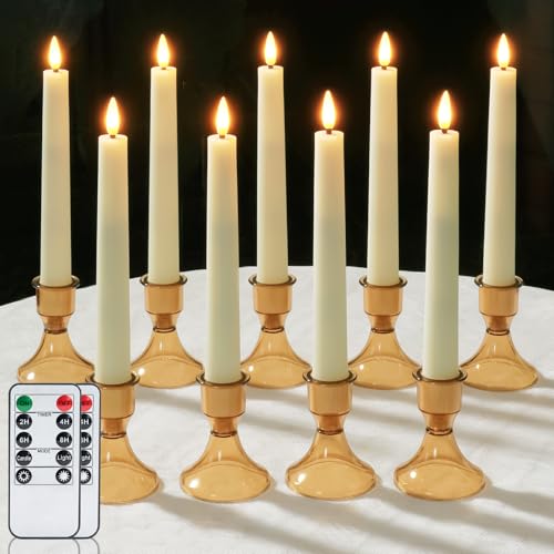 Raycare RDLGL Pack Of 9 Flameless Taper Candles cover