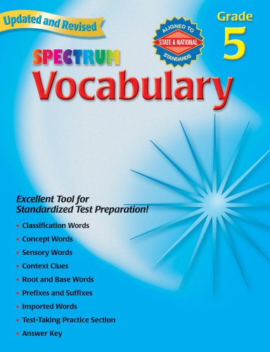 Vocabulary, Grade 5 (Spectrum)
