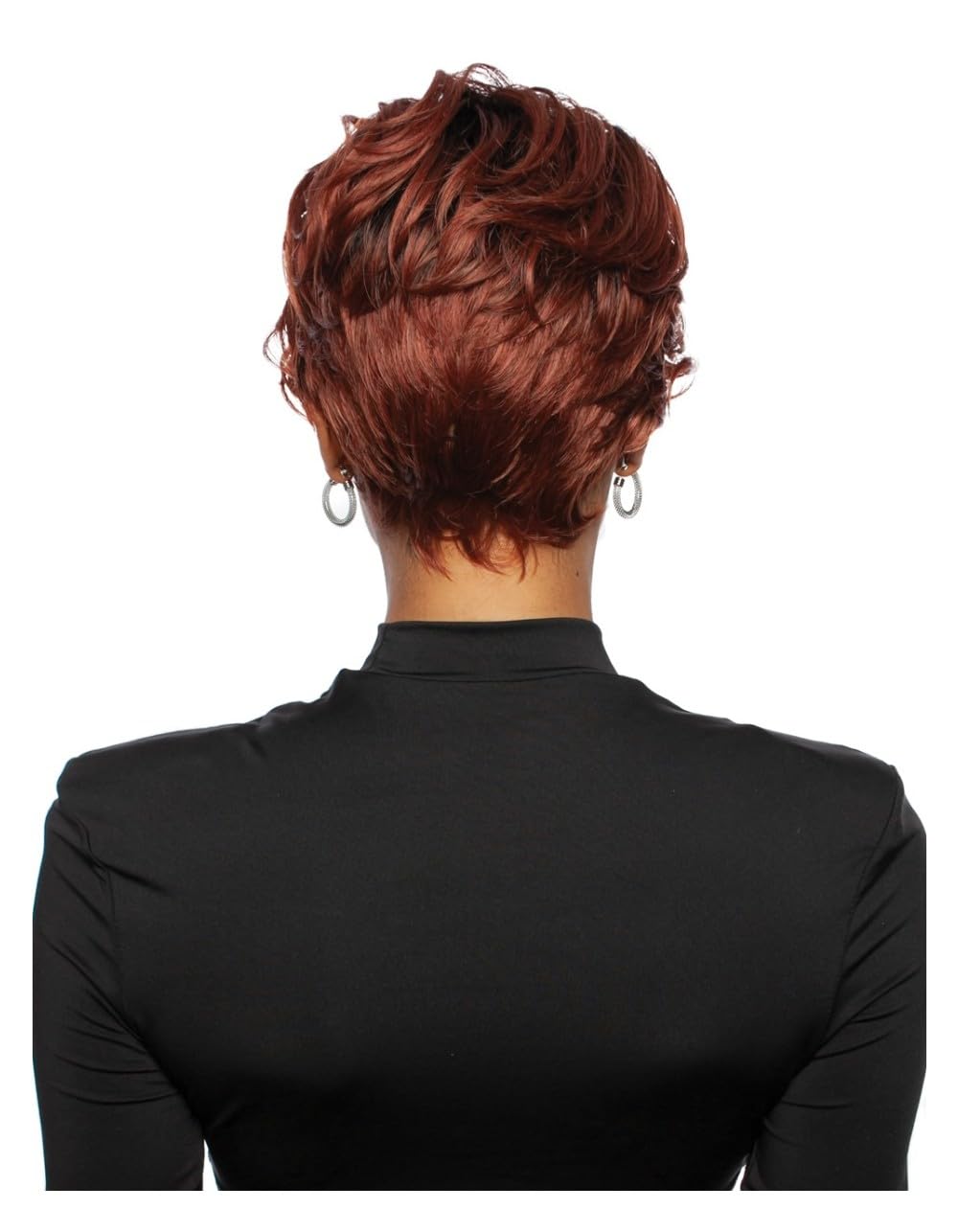 Mane Concept Red Carpet Synthetic Curly Pixie Deep Part HD Lace Front Wig - RCMS282 AQUA (51)