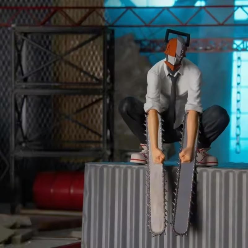 Action Figure Anime,Anime Toy, 15cm Collectible Figurine, Desktop Decoration for Anime Fans and Manga Collectors – Chainsaw Man product image