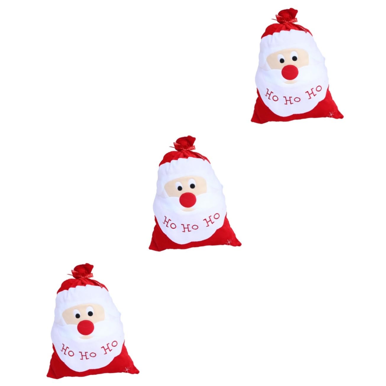 Mobestech 3 Piezas navideños christmas christmas decor bolsas de bolsas de galletas de bolsa de bolsa de de largo