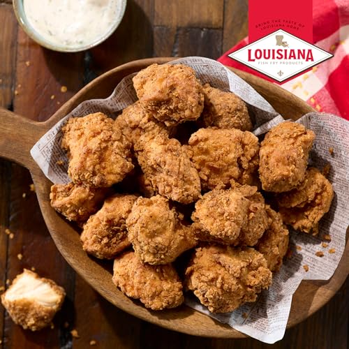 Extra Crispy Chicken Fry Batter - 9 oz - Crispy Southern Coating Mix for Fried Chicken - Delicious and Convenient Coating Filled with Cajun Flavor - Easy to Make Recipe - Just Add Water - by Louisiana Fish Fry