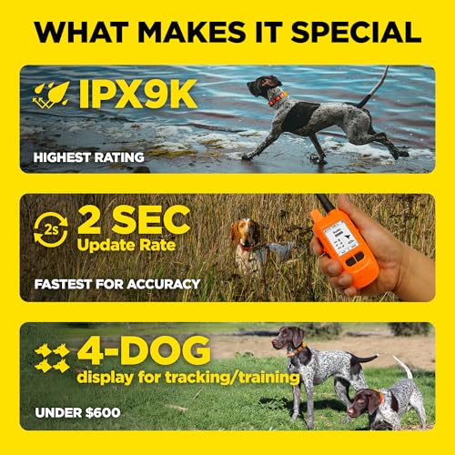 Image of Dogtra PATHFINDER2 MINI Compass Live GPS Dog Tracking & Training System - 4-Mile Range E-Collar Handheld with No Subscription, Offline Maps, GPS Fence, Expandable up to 21 Dogs, for Dogs 15+ lbs