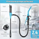 Idota Elektryczna pompa transferowa pompa benzynowa do kanistra 2,4 GPM (9