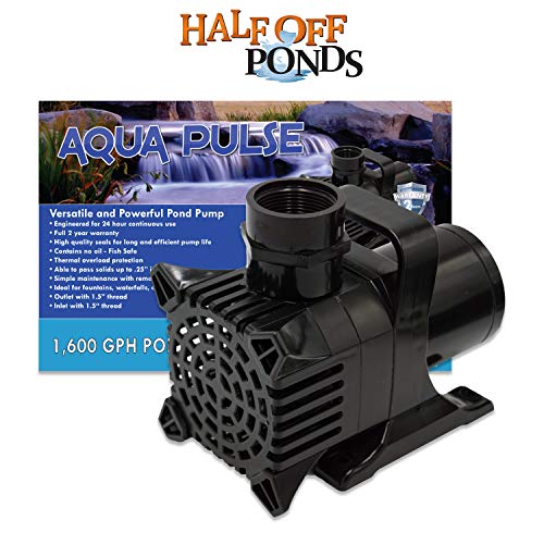 Half Off Ponds Aqua Pulse 1,600 Gph Submersible Pump For Ponds, Water Gardens, Pondless Waterfalls And Skimmers - Ap-1600 #TOP1