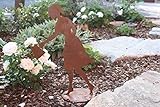 🌸 𝐇𝐀𝐍𝐃𝐌𝐀𝐃𝐄 Diese Gartenfigur und viele weitere einzigartige Rost Deko für Garten und Indoor werden vom Rostikal Team mit höchsten Qualitätsansprüchen von Hand gefertigt