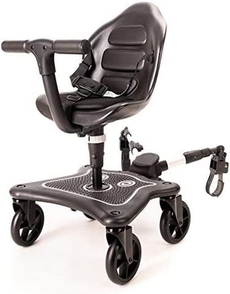 Bigtoes - Universal scooter with 360° seat for pushchairs - with seat in two positions - cover removable for washing