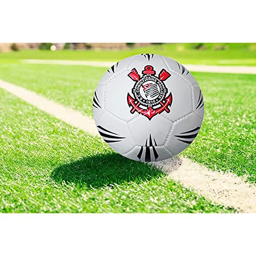 Bola Futebol Corinthians Campo Oficial Licenciada Num 5 Fiel Cor:Branca