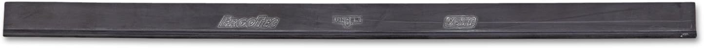 Unger RT35 ErgoTec Replacement Squeegee Blades, 14-Inch Wide, Black Rubber, Soft, 12/Pack