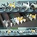 Tpocean Juego de 9 figuras de gato para decoración del hogar o...