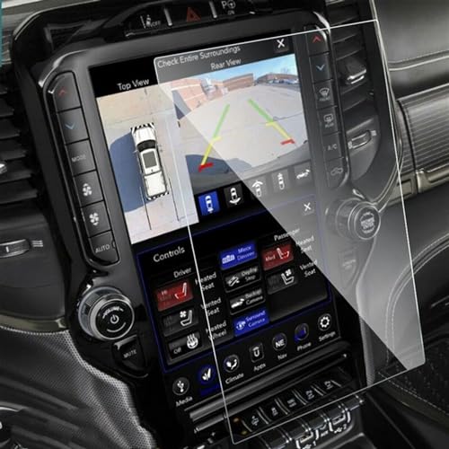 Film en verre trempé pour Dodge RAM 1500 protection écran navigation HD 12" 2019-2021