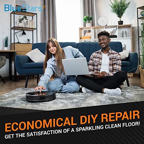 Bluestars 2 Packs Ultra-Durable Main Brush Rollers Replacement Compatible With Ecovacs Deebot Ozmo T8 T8 Aivi, T9, N8 N8+ N8 Pro Plus, X1 X1 Turbo X1 Plus, T10 Plus 920, 950, T5 Robot Vacuums #TOP6